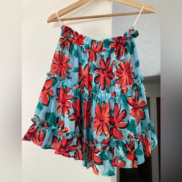 Floral ruffle two piece set - Picture 2 of 2